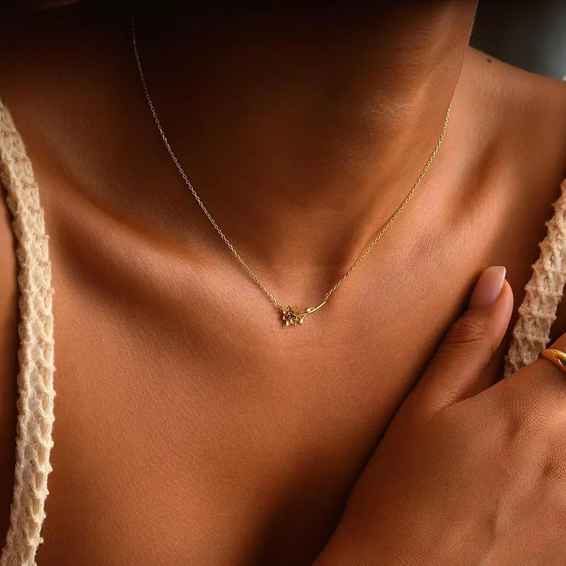 Birth Flower Necklace – A Bloom for Every Month, A Story for Every Soul