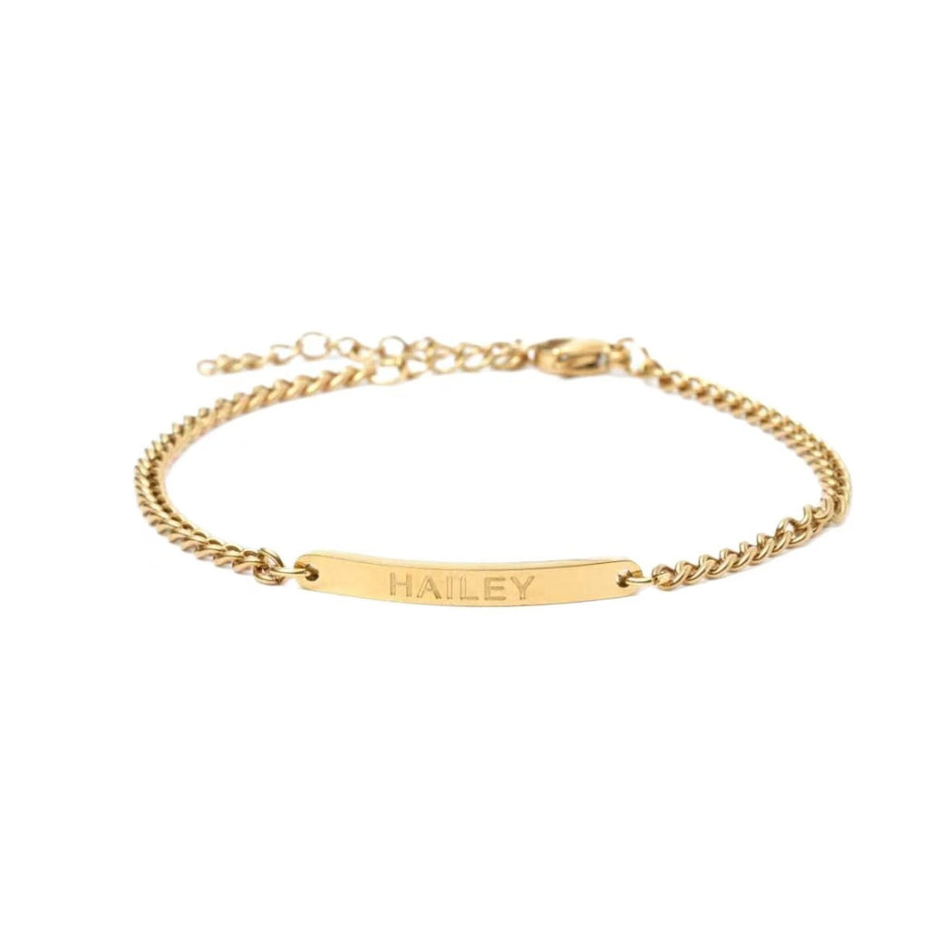 Personalized Square Plate Bracelet – A Gift with Meaning