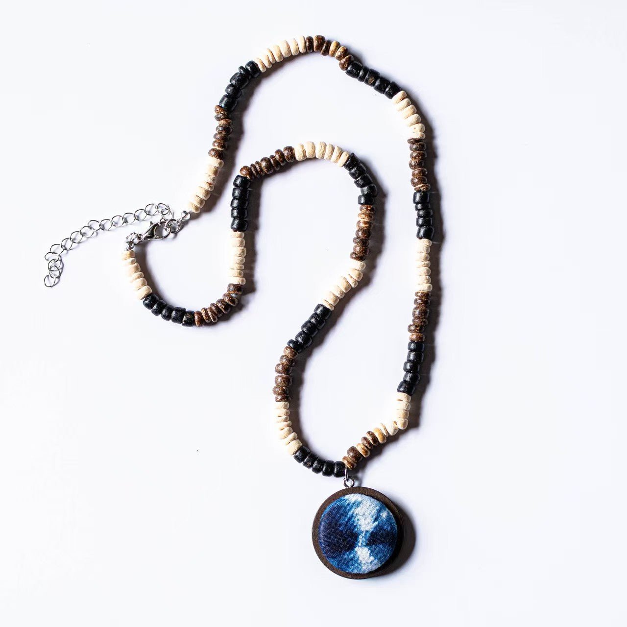 Bohemian Vintage Ethnic Pendant Sweater Necklace - Natural Long Chain - Zyrona WorksZyrona Works027cBohemian Vintage Ethnic Pendant Sweater Necklace - Natural Long Chain