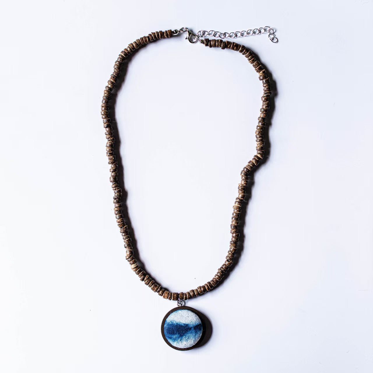 Bohemian Vintage Ethnic Pendant Sweater Necklace - Natural Long Chain - Zyrona WorksZyrona Works026bBohemian Vintage Ethnic Pendant Sweater Necklace - Natural Long Chain