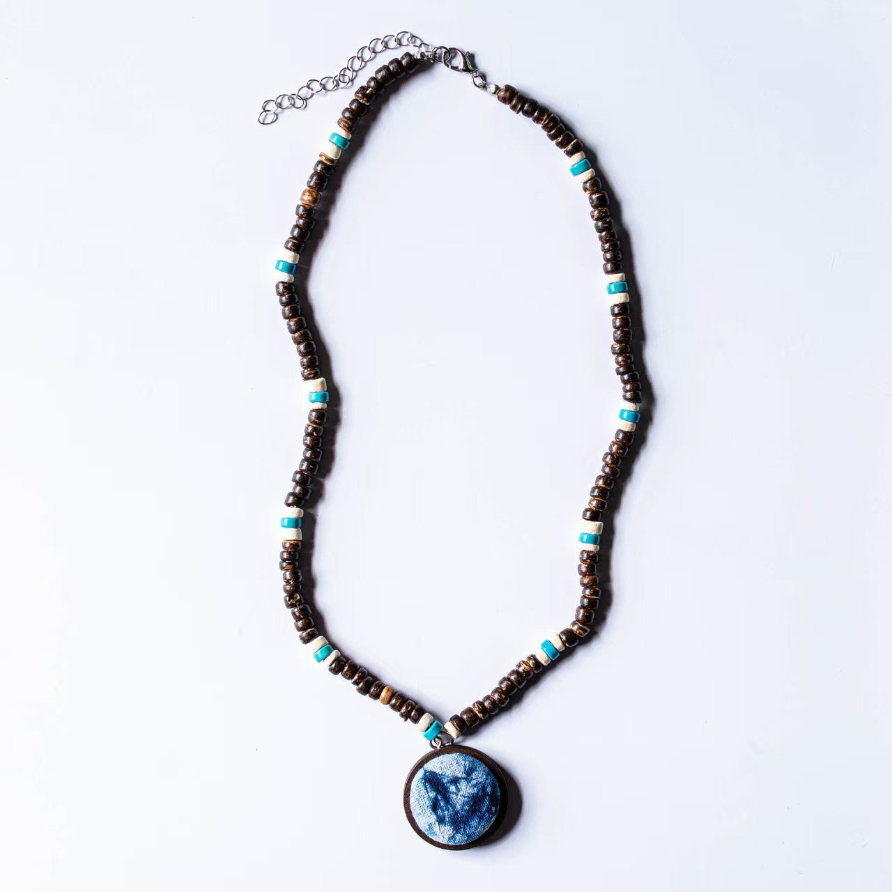 Bohemian Vintage Ethnic Pendant Sweater Necklace - Natural Long Chain - Zyrona WorksZyrona Works028dBohemian Vintage Ethnic Pendant Sweater Necklace - Natural Long Chain