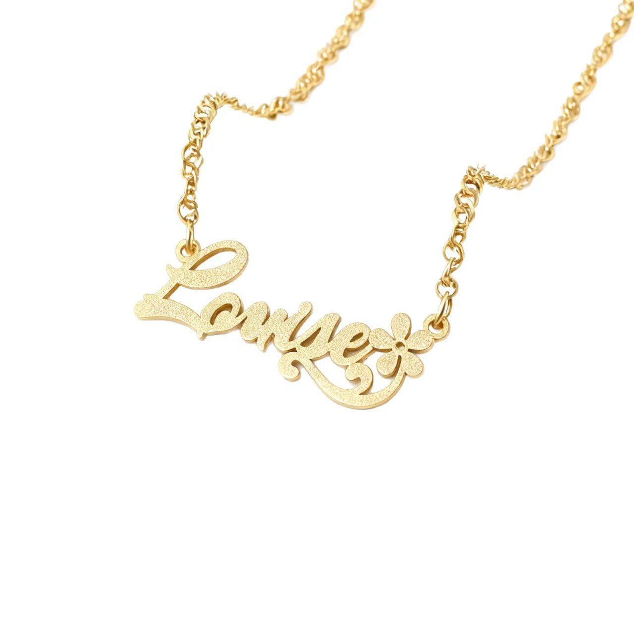 Custom Word Necklace – Express Your Style, Define Your Identity - Zyrona WorksMy StoreSilverCustom Word Necklace – Express Your Style, Define Your Identity