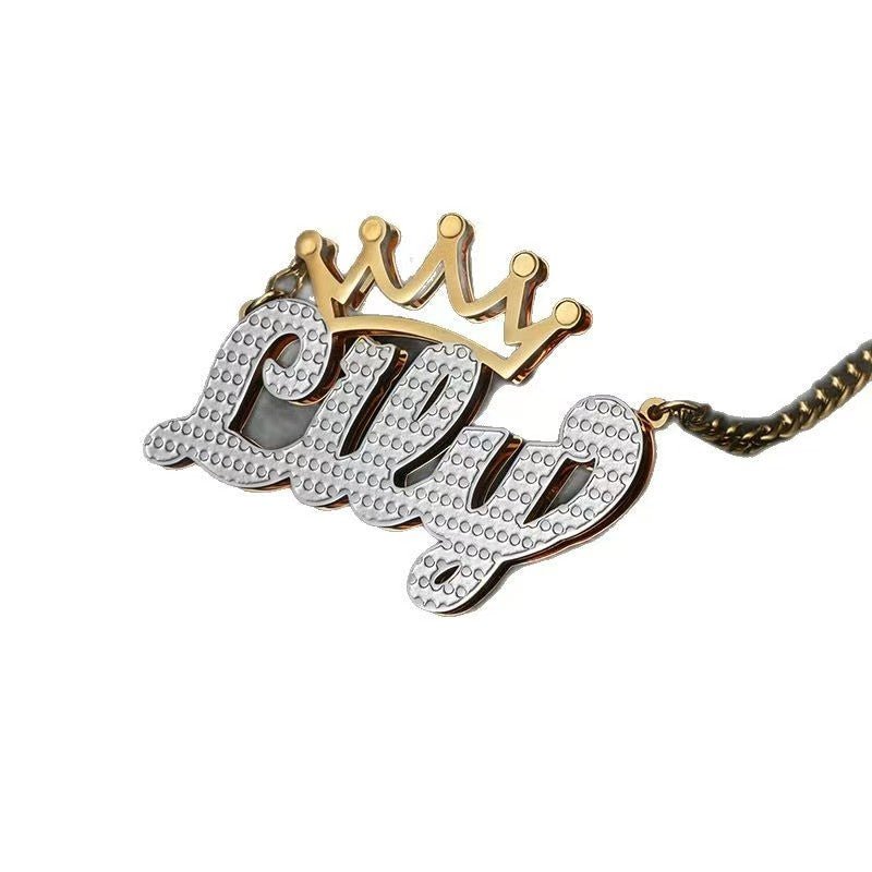 Personalized Crown Letter Necklace – Custom Initial Jewelry for Queens | Elegant Name Pendant Gift - Zyrona WorksMy StorePersonalized Crown Letter Necklace – Custom Initial Jewelry for Queens | Elegant Name Pendant Gift