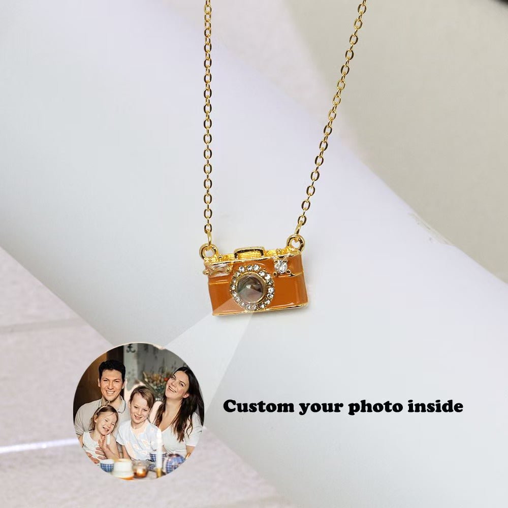 Vintage Photo Projection Pendant - Zyrona WorksZyrona WorksOrangegoldVintage Photo Projection Pendant