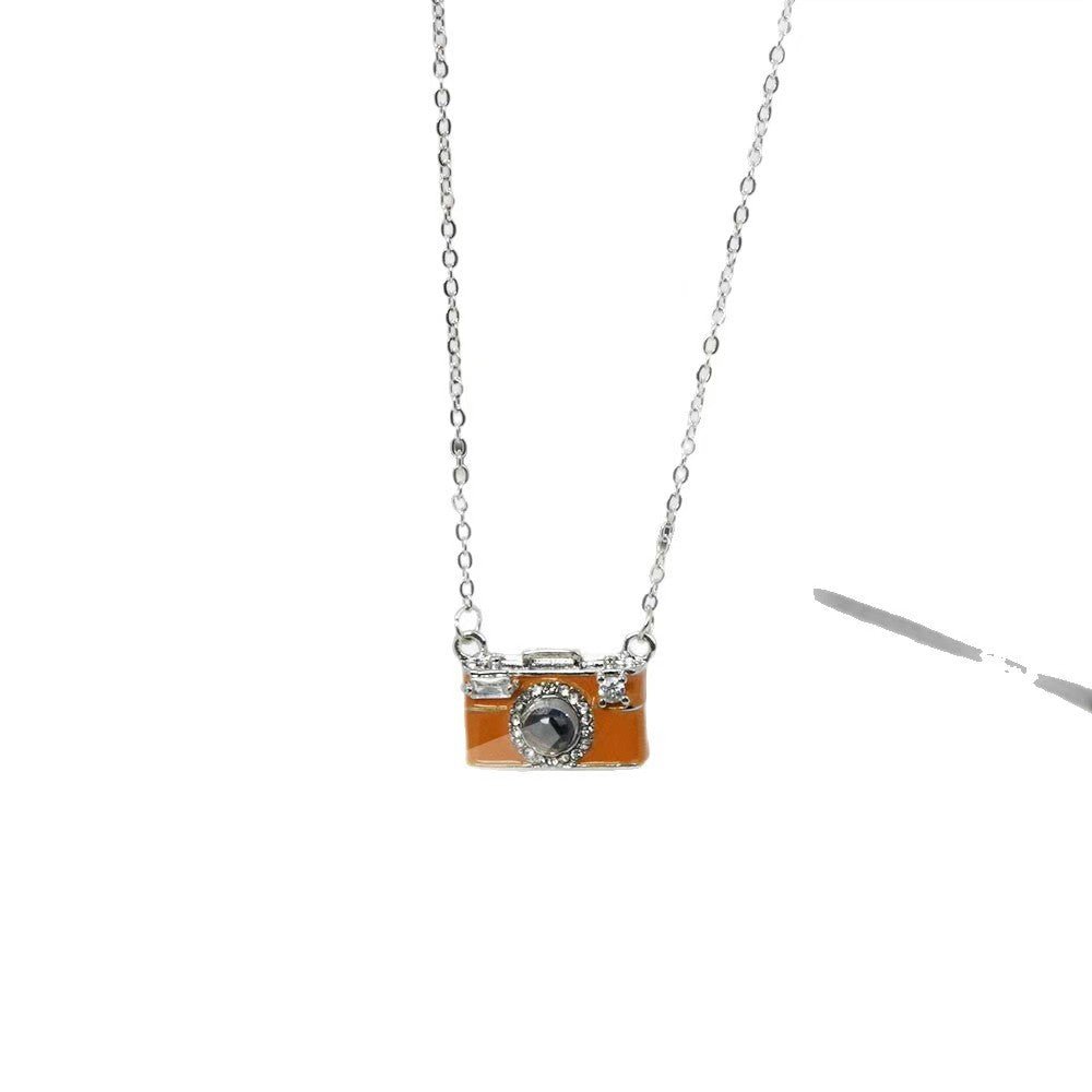 Vintage Photo Projection Pendant - Zyrona WorksZyrona WorksOrangesilveVintage Photo Projection Pendant